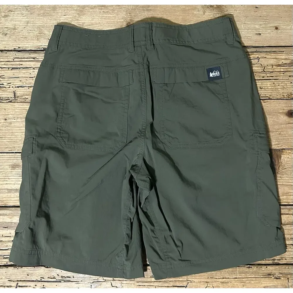 REI Women’s Size 6 Olive Green Relaxed Fit Cargo Shorts NWOT